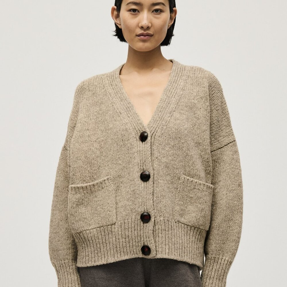 Babaa no17 Cardigan In Mist